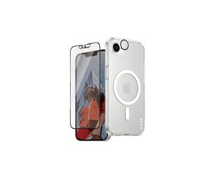PanzerGlass CARE Flagship 3-in-1 Protection d'écran pour Apple iPhone 16e, Verre Trempé, Résistant aux Rayures/Chocs, 0.61mm, avec Kit d'Installation