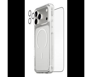 PanzerGlass CARE Flagship 3-in-1 Urban Explorer pour iPhone 17 Pro Max - Protection d'écran en verre trempé, PET, Silicone - Résistance rayures/chocs - 159.3x73.8x0.71mm