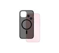 PanzerGlass CARE Flagship Case Urban Combat Smokey Noir MagSafe pour iPhone 15 (152x78x13mm, 33g), Housse de protection antichoc et anti-rayures