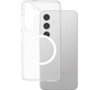 PanzerGlass CARE Flagship Urban Combat Coque arrière Samsung Galaxy S25+ transparent, blanc chargement par induction, résistant aux chocs CRRFUWQG37942