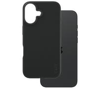 CARE by PanzerGlass - Coque de protection pour téléphone portable - polyuréthanne thermoplastique (TPU), revêtement de silicone - noir - pour Apple