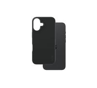 PanzerGlass CARE iPhone 16 - Housse Noire en Silicone, Protection Antichoc MIL-STD-810H, Dimensions 75x151x13.2mm, Poids 30g, Épaisseur 1.32cm