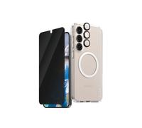 PanzerGlass CARE Privacy pour Samsung Galaxy S25+ - Protection d'écran en verre trempé, Anti-choc, Anti-rayures, Filtre de confidentialité, 0.35mm, 154.8x72.2mm