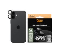 PanzerGlass Ceramic Hoops iPhone 16 Protection en verre trempé des lentilles de la caméra - Respect de l'étui
