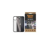 PanzerGlass ClearCase - Black Edition - coque de protection pour téléphone portable - verre trempé, 100 % de plastique recyclé - noir, transparent -