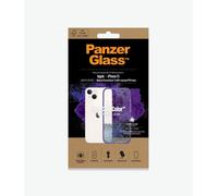 PanzerGlass ClearCase étui anti-microbien avec certification Military Grade pour iPhone 13 / 14 / 15 - violet clair
