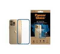 PanzerGlass ClearCase étui anti-microbien avec Military Grade pour iPhone 13 Pro Max - bleu clair