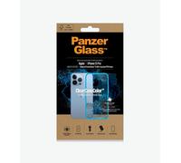 PanzerGlass ClearCase étui antibactérien avec certification Military Grade pour iPhone 13 Pro - bleu clair