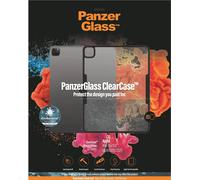 Panzerglass Clearcase Etui Antibactérien Pour Ipad Pro 12.9 2018 / 2020 / 2021 - Noir Transparent