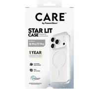PanzerGlass CARE Star Lit Case avec MagSafe pour iPhone 2026 Pro et 17 Pro, housse transparente