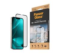 PanzerGlass - Protection d'écran pour téléphone portable - ultra-wide fit - verre - couleur de cadre noir - pour Apple iPhone 13 Pro Max, 14 Plus