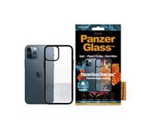 PanzerGlass - Coque Transparente avec Bord Noir pour Apple iPhone 12 Pro Max AB 253