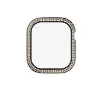 PanzerGlass Disco - Coque de protection couvercle avant pour montre intelligente - corps complet, 46 mm - verre, plastique - or - pour Apple Watch