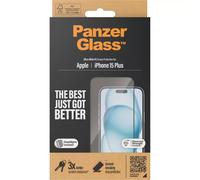 PanzerGlass Écran Protecteur Pour IPHONE 15 Plus Ultra Ample Clair Cadre Noir