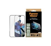 PanzerGlass Gaming - Protection d'écran pour téléphone portable - coupe ultra-large - verre - couleur de cadre noir - pour Apple iPhone 16 Pro Max