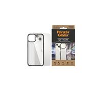 PanzerGlass HardCase - Black Edition - coque de protection pour téléphone portable - verre trempé, 100 % de plastique recyclé - noir, transparent -