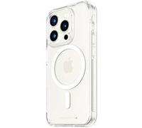 PanzerGlass HardCase - Clear Edition - coque de protection pour téléphone portable - compatible MagSafe avec D3O - polyuréthanne thermoplastique (TPU), D3O Bio - clair - pour Apple iPhone 15 Pro Blanc