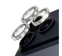 PanzerGlass ® Hoops® Camera Lens Protector Glitter Silver iPhone 17 Pro | iPhone 17 Pro Max | iPhone 16 Pro | 16 Pro Max Protection d'écran transparent Apple 1 pièce(s)