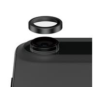 PanzerGlass Hoops Ceramic II - Protection Lentille Caméra iPhone Air - Verre Trempé & Silicone - 46.2x46.2x2.3mm - Résistant Rayures/Chocs - Kit Nettoyage Inclus