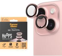 PanzerGlass PanzerGlass Protection d'écran camera Hoop Optic Rings iPhone 15 / 15 Plus Pink