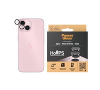 PanzerGlass™ HOOPS verre de protection pour appareil photo pour Apple iPhone 15, iPhone 15 Plus