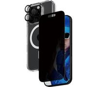 PanzerGlass ® Kit de protection de la vie privée 3 en 1 pour iPhone 16 Pro, Apple, Apple - iPhone 16 Pro, Application sèche, Résistant aux rayures, Résistant aux chocs, Transparent, 1 pièce(s)