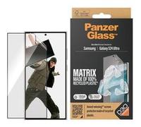 PanzerGlass Matrix - Protection d'écran pour téléphone portable - avec D3O, ajustement ultra-large avec AlignerKit - film - couleur de cadre noir - pour Samsung Galaxy S24 Ultra Noir G