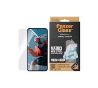 PanzerGlass Matrix - Protection d'écran pour téléphone portable - avec D3O, ajustement ultra-large avec AlignerKit - film - pour Samsung Galaxy S24
