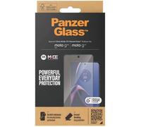PanzerGlass - Protection d'écran pour téléphone portable - coupe ultra-large - verre - couleur de cadre noir - pour Motorola Moto G72, G84