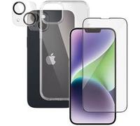 PanzerGlass - Pack de protection 3 en 1 - boîtier de protection coque de protection pour téléphone portable - polyuréthane thermoplastique (TPU) 100 % recyclé, polycarbonate, polyéthylène téréphtalate