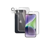 PanzerGlass - Pack de protection 3 en 1 - boîtier de protection coque de protection pour téléphone portable - polyuréthane thermoplastique (TPU) 100