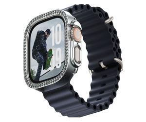 PanzerGlass PanzerGlass Bling Bumper pour Watch Ultra / Ultra 2 / Ultra 3 49 mm Silver Argent