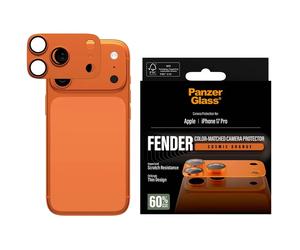 PanzerGlass PanzerGlass Fender Protection Caméra iPhone 17 Pro Cosmic Orange Orange
