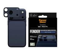 PanzerGlass PanzerGlass Fender Protection caméra pour iPhone 17 Pro Deep Blue Bleu