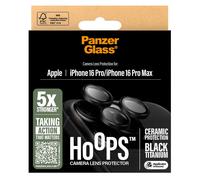 PanzerGlass PanzerGlass Hoops Ceramic Protection d'objectif pour iPhone 16 Pro / 16 Pro Max Transparent