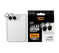 PanzerGlass PanzerGlass Hoops Optic Rings Protection caméra pour iPhone Duo Clear Transparent