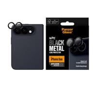 PanzerGlass PanzerGlass Hoops Optic Rings Protection caméra pour iPhone Duo Noir Transparent