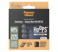 PanzerGlass PanzerGlass Hoops Optic Rings Protection caméra pour Samsung Galaxy A16 Transparent Transparent