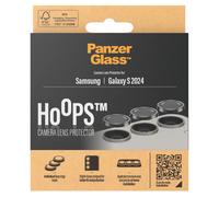 PanzerGlass PanzerGlass Hoops Optic Rings Protection caméra pour Samsung Galaxy S24 Noir Noir