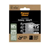 PanzerGlass PanzerGlass Hoops Optic Rings Protection caméra pour Samsung Galaxy S25 Edge Noir Transparent
