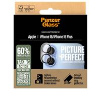 PanzerGlass Protection d'objectif de caméra PicturePerfect iPhone 16 / 16 Plus Transparent