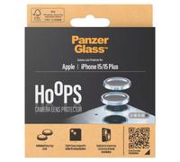 PanzerGlass PanzerGlass Protection Caméra Hoops Optic Rings iPhone 15 / 15 Plus Blue Bleu