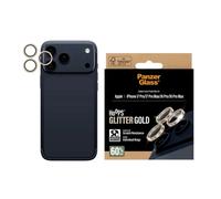 PanzerGlass PanzerGlass Protection Caméra Hoops Optic Rings iPhone 17 Pro / 17 Pro Max Or Pailleté Transparent