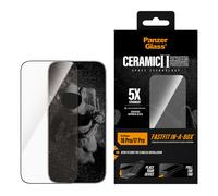 PanzerGlass PanzerGlass Protection d'écran Ceramic FastFit en boîte pour iPhone 18 Pro / 17 Pro Transparent