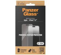 PanzerGlass PanzerGlass Protection d'écran en verre trempé Anti-bactéries iPhone 15 Plus Transparent