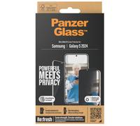 PanzerGlass PanzerGlass Protection d'écran Privacy Ultra-Wide Fit Anti-bactérienne avec applicateur pour Samsung Galaxy S24 Transparent