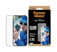 PanzerGlass Protection d'écran iPhone 17 Pro – Verre trempé Ultra-large EasyAligner Cadre noir