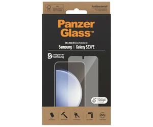 PanzerGlass PanzerGlass Protection d'écran Ultra-Wide Fit Anti-bactérienne avec applicateur pour Samsung Galaxy S23 FE Transparent