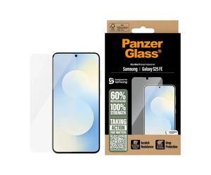 PanzerGlass PanzerGlass Protection d'écran Ultra-Wide Fit Anti-bactérienne avec applicateur Samsung Galaxy S25 FE Transparent