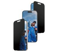 PanzerGlass - Protection d'écran pour téléphone portable - ultra-wide fit w. FASTFIT IN-A-BOX - verre - avec filtre de confidentialité - à double sens - couleur de cadre noir Noir G